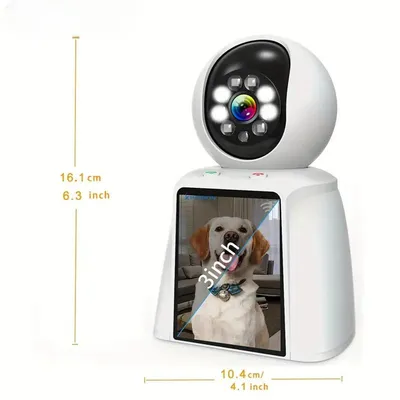 MCBOSON Cámara de seguridad WiFi para interiores HD de 3 MP