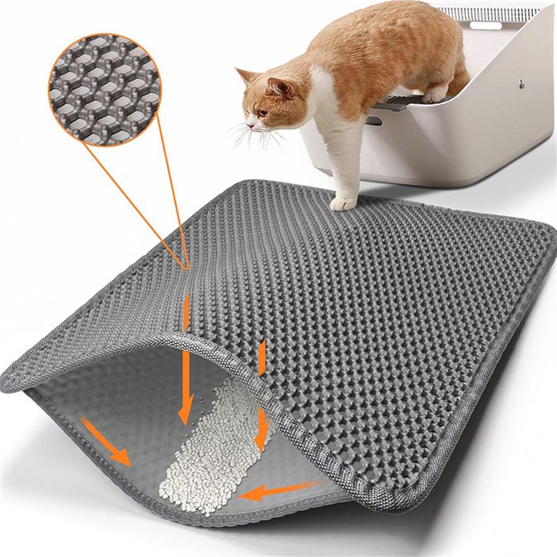 IntiMeg Katzenmatte – Katzenstreu-Auffangmatte