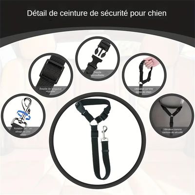 MCBOSON  Ceinture de sécurité pour chien dans le véhicule
