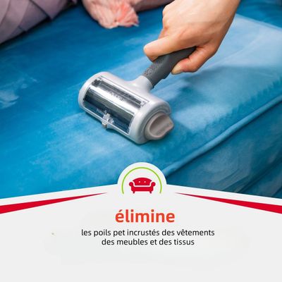 MCBOSON Brosse réutilisable à rouleau pour épilation