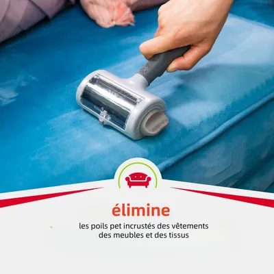 MCBOSON Brosse réutilisable à rouleau pour épilation