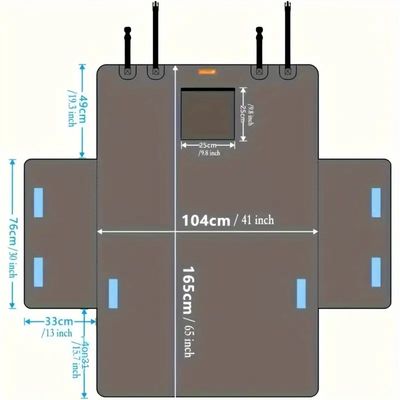 MCBOSON  Tapis de coffre de voiture pour chien