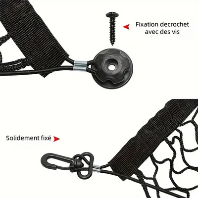 MCBOSON  Filet de Sécurité pour Chien en Voiture