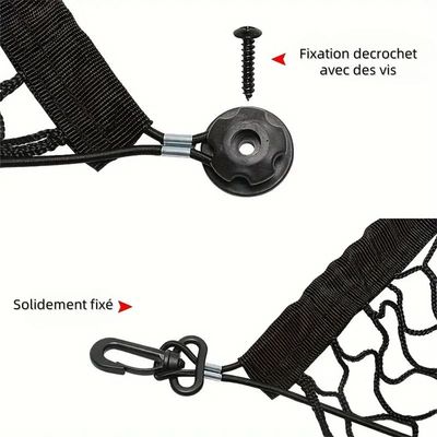 MCBOSON Red de seguridad para perros para el coche