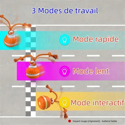 MCBOSON Balle roulante automatique pour chien