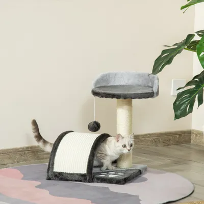 PawHut - arbre à chat griffoir grattoir design