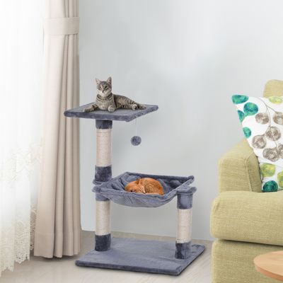 PawHut - arbre à chat griffoirs hamac plateforme
