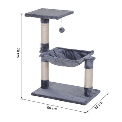 PawHut - arbre à chat griffoirs hamac plateforme