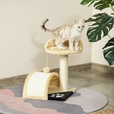 PawHut - arbre à chat griffoir grattoir design