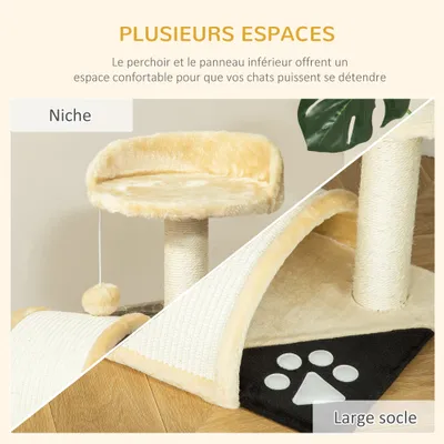 PawHut - arbre à chat griffoir grattoir design PawHut - arbre à chat griffoir grattoir design