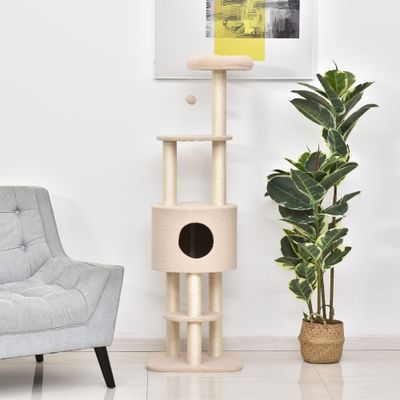 PawHut - arbre à chat griffoirs niche plateformes