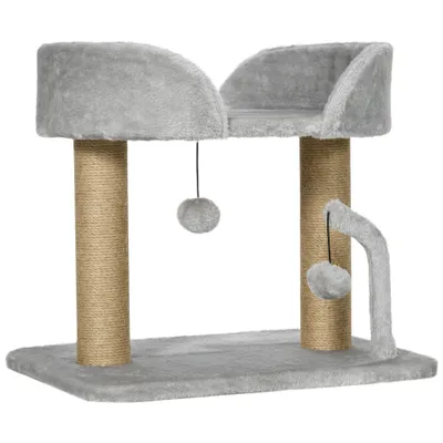 PawHut - Arbre à chat griffoirs boules plateforme