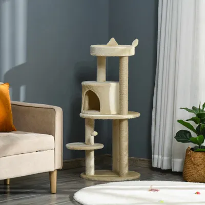 PawHut - arbre à chat design oreilles