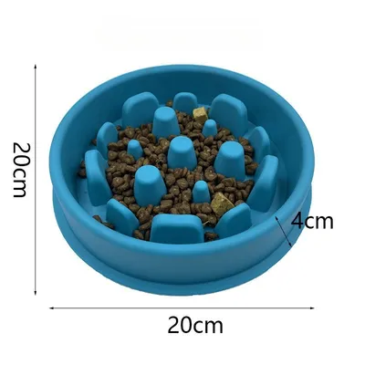 Pet Planet Bol d'alimentation lente en silicone
