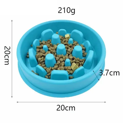 Pet Planet Bol d'alimentation lente en silicone