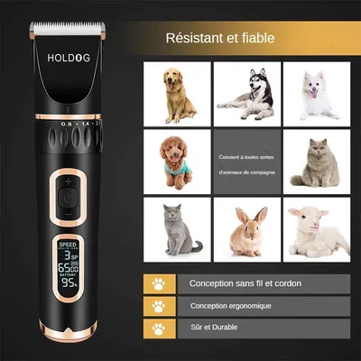 MCBOSON Hundeschermaschine mit Titan-Keramik-Klinge MCBOSON Hundeschermaschine mit Titan-Keramik-Klinge