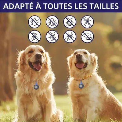 MCBOSON  Répulsif à ultrasons anti-puces tiques moustiques