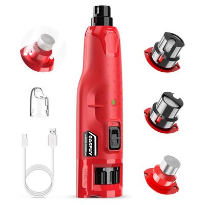 MCBOSON Lime à ongles pour chien avec deux lumières LED