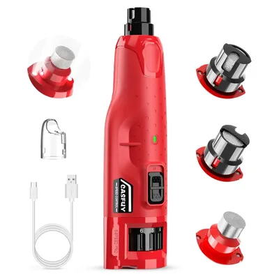 MCBOSON Lime à ongles pour chien avec deux lumières LED