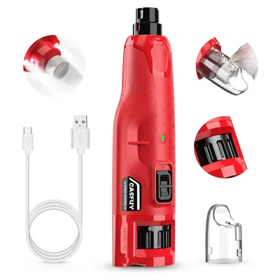 MCBOSON Lime à ongles pour chien avec deux lumières LED MCBOSON Lime à ongles pour chien avec deux lumières LED