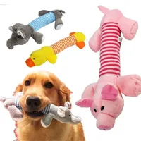 MCBOSON Poupée chien qui couine 3PCS
