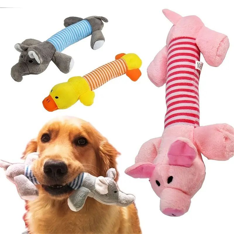 MCBOSON Quietschhunde, 3er-Set
