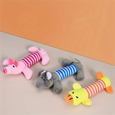 MCBOSON Poupée chien qui couine 3PCS