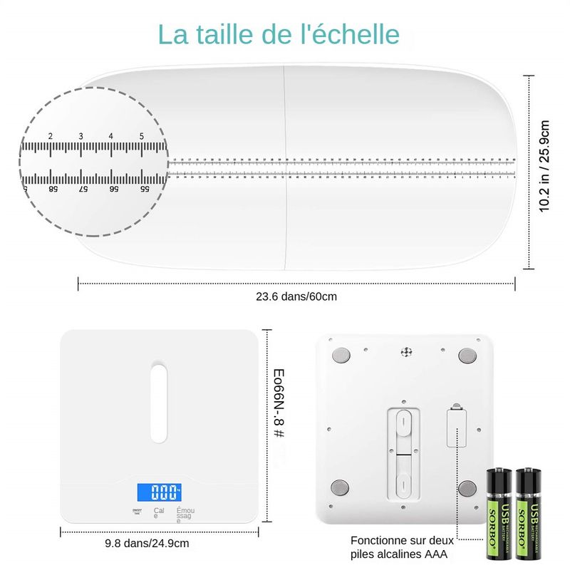 MCBOSON  Balance Numérique pour Animaux de Compagnie