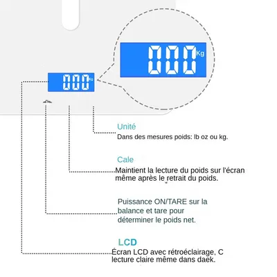 MCBOSON  Balance Numérique pour Animaux de Compagnie