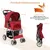 GIANTEX Zusammenklappbarer Kinderwagen für Hunde und Katzen GIANTEX Zusammenklappbarer Kinderwagen für Hunde und Katzen