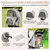 GIANTEX Poussette Pliable pour Chien et Chat