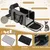 GIANTEX 2-in-1-Transporttasche mit Rollen und Belüftungsfenster GIANTEX 2-in-1-Transporttasche mit Rollen und Belüftungsfenster