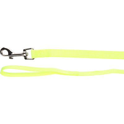 Harnais avec laisse Jaune fluo pour grand chat
