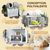 GIANTEX Maison de Toilette pour Chat 3 en 1
