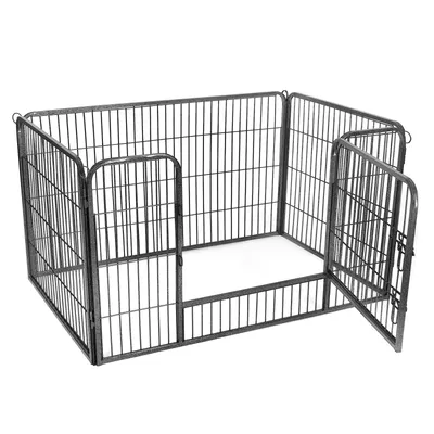 Feandrea Parc pour Chiens, Enclos en métal, pour Chiot, Clôture