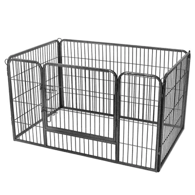 Feandrea Parc pour Chiens, Enclos en métal, pour Chiot, Clôture