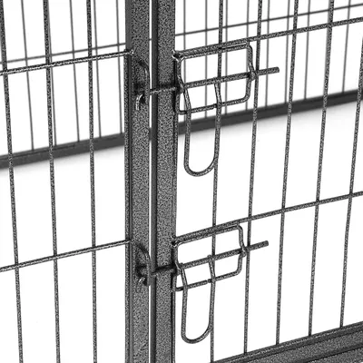 Feandrea Parc pour Chiens, Enclos en métal, pour Chiot, Clôture