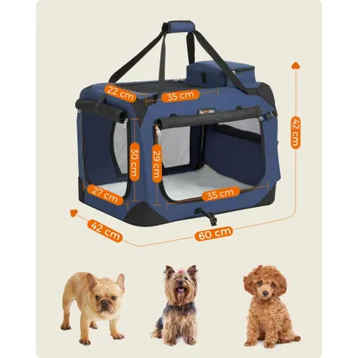 Feandrea Sac Transport Chat Chien, Caisse Pliable Animaux de Companie