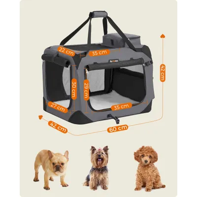 Feandrea Sac Transport Chat Chien, Caisse Pliable Animaux de Companie