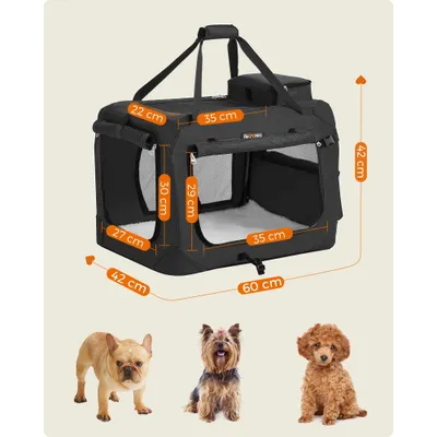 Feandrea Sac Transport Chat Chien, Caisse Pliable Animaux de Companie