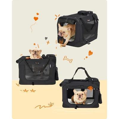 Feandrea Sac Transport Chat Chien, Caisse Pliable Animaux de Companie