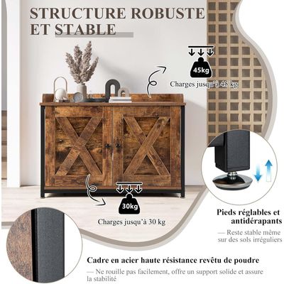 GIANTEX Maison de Toilette pour Chat avec Meuble Litière
