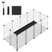 SONGMICS Enclos pour Animaux avec Plancher et Tapis Imperméable et Amovible