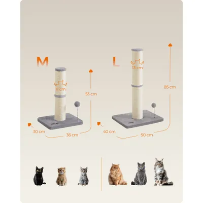 Feandrea Griffoir pour Chat, Poteau à Gratter en Sisal