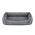 Feandrea Panier pour Chiens, Lit pour Animaux, Canapé, en Tissu Façon Lin