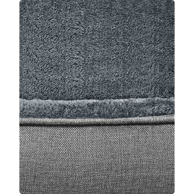 Feandrea Panier pour Chiens, Lit pour Animaux, Canapé, en Tissu Façon Lin