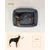 Feandrea Panier pour Chiens, Lit pour Animaux, Canapé, en Tissu Façon Lin