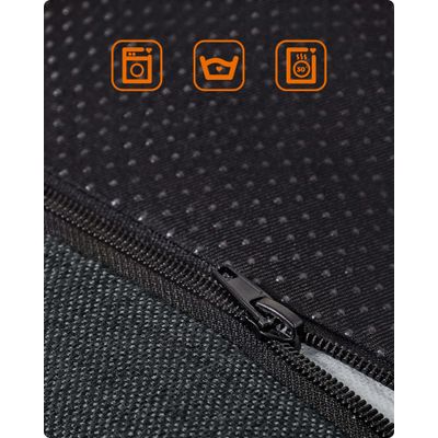 Feandrea Panier pour Chiens, Lit pour Animaux, Canapé, en Tissu Façon Lin