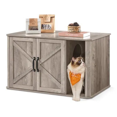 Feandrea Maison de Toilettes pour Chat, Cache-litière