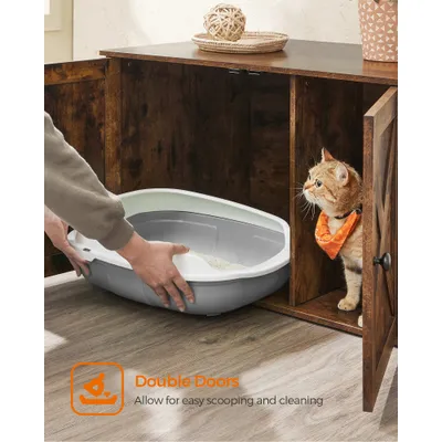 Feandrea Maison de Toilette Chat, Meuble Litière Chat
